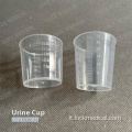 Coppa di medicinali Misurazione della tazza di urina graduata